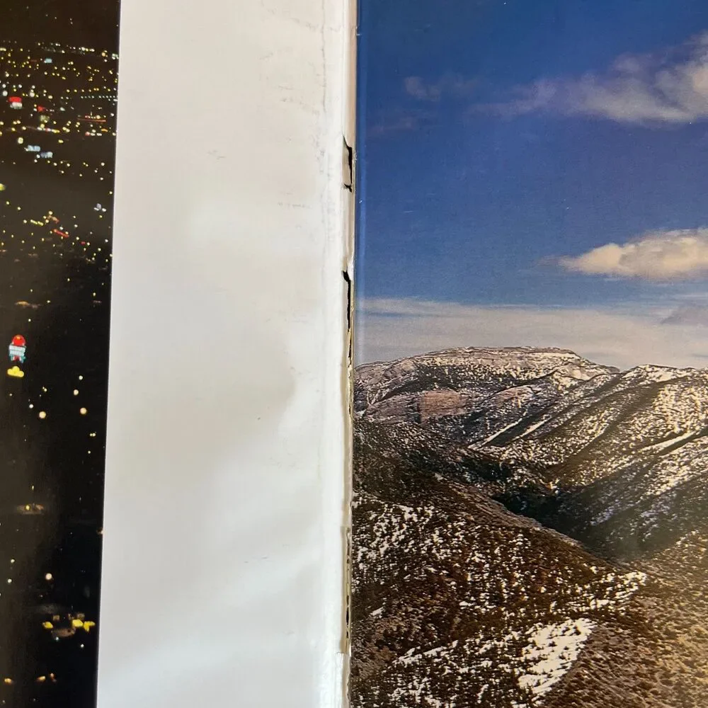 Vintage 90s Above Las Vegas: Its Canyons and Mountains